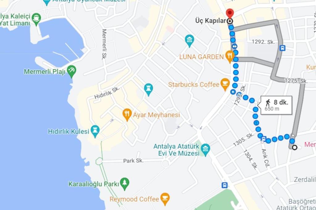 Aether Flats No7,Old Town, Beach, Central, Netflix Antalia Esterno foto