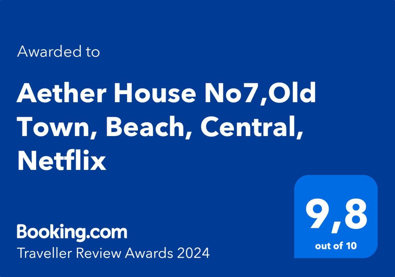 Aether Flats No7,Old Town, Beach, Central, Netflix Antalia Esterno foto